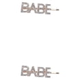 thumbnail image 1 of Qarigey Pinzas para el cabello Elementos de letras exquisitas Clip para la cabeza Herramientas de peinado delicadas decorativas para bebés Mujeres BEBÉ 2piezas Qarigey CBP301025, 1 of 6