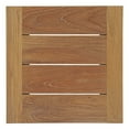 thumbnail image 3 of Modway Upland Solid Teak Wood Outdoor Patio Side Table in Natural, 3 of 4