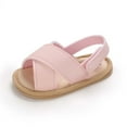 thumbnail image 6 of VerPetridure Toddler Girls Sandals Size 9 Toddler Kid Baby Summer Breathable Soft Bottom Casual Non-slip Sandals, 6 of 7