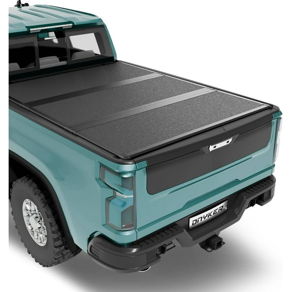 Hard Tri Fold Truck Bed Tonneau Cover Compatible with Chevy Silverado GMC Sierra 1500 New Body Style 2019-2025,Fits 5.8 ft Bed