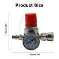 thumbnail image 6 of 1/4" Pressure Regulator Air Compressor Adjustable Gauge 175PSI Valve Control, 6 of 9