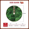 thumbnail image 2 of Sikiie Natural Green Leaves Christmas Tree Skirt, Christmas Tree Decorations, Christmas Decor, Tree Mat Decoration(30-48IN)-30", 2 of 6