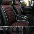 thumbnail image 4 of OTOEZ Leather Car Seat Cover Universal 5 Seats Full Set Front Rear Seat Protector, 4 of 9