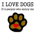 thumbnail image 3 of CafePress - I Love Dogs People Annoy Me Pajamas - Women's Short Sleeve Print T-Shirt and Pants Light Cotton Pajama Set, 3 of 7