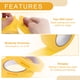 thumbnail image 5 of Cinta de pintor universal Unique Bargains - Cinta de enmascarar para pintura de automóviles DIY sin residuos - Papel crepé amarillo - 2 pulgadas x 60.1 yardas, 5 of 7