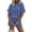 15#Blue, variant on Women 2 Piece Shorts Set 2026 Casual Summer Cruise Outfits Ribbed Loose Short Sleeve Pocket Matching Lounge Sets Blue M