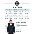 thumbnail image 3 of Wantdo Boy's Puffer Jacket Waterproof Winter Coat Quilted Winter Outerwear Jacket Gray 18-20, 3 of 9