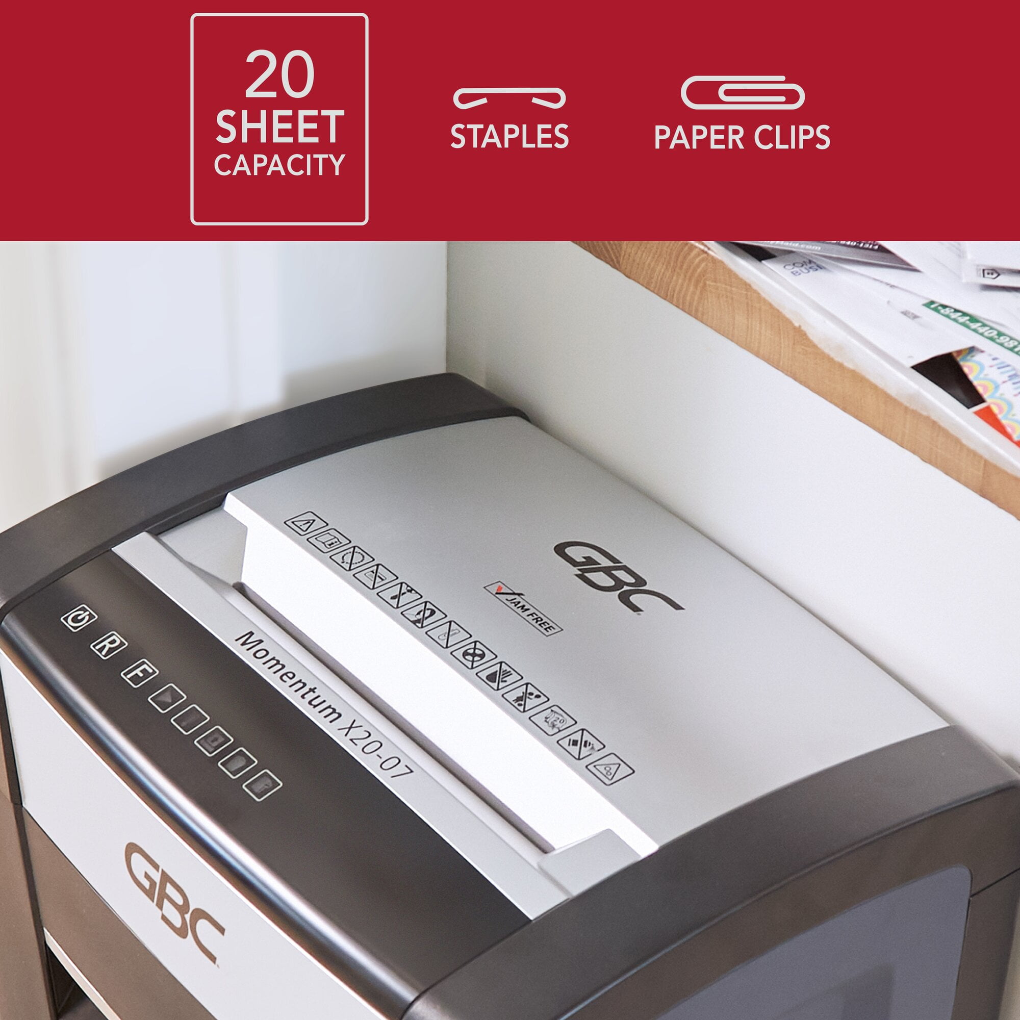 GBC Momentum Paper Shredder WSM177001