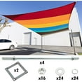 thumbnail image 3 of Colourtree Reinforced Base Frame for Shade Sail Pole, Versatile Use for Soil, Deck, Grass and Concrete Surfaces, 3 of 4