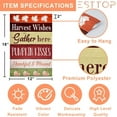 thumbnail image 2 of Fall Thanksgiving Garden Flag,Thankful Saying Yard Flag 12.5x18 Inch Vertical Double Sided, Harvest Wishes Thanksgiving Decorations for Home, Farmhouse Rustic Outdoor Fall Decor, 2 of 6