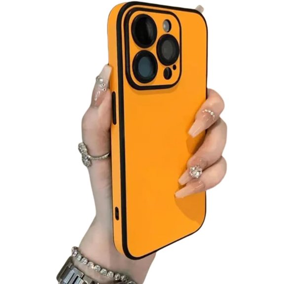 Luxury Leather Colorful Phone Case for iPhone 16 15 14 Plus 13 12 11 Pro Max Soft Silicone Bumper Matte Shockproof Simple Cover(for iphone16Pro/Black)