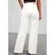thumbnail image 3 of Jeans PRETTYGARDEN de Pierna Ancha para Mujer de Tiro Alto Blanco, 3 of 3