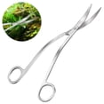 thumbnail image 1 of Stainless Steel Wave Scissors Aquarium Tank Aquatic Plant Tongs, 1 of 5