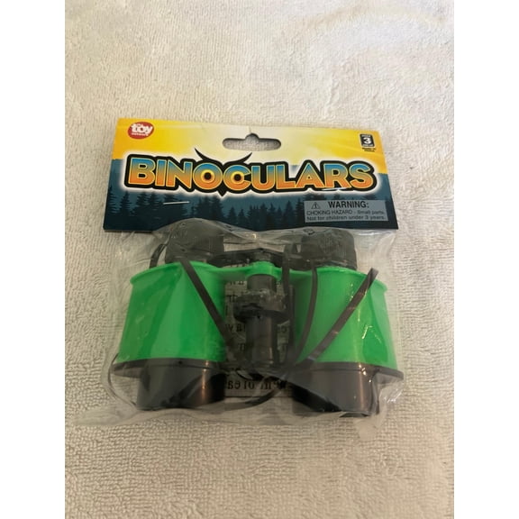 Kids Binoculars Toy Binoculars for Age 3-12 Years Old Boys Girls New Color Vary (BONUS 1 FUN CHOPS)