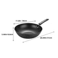 thumbnail image 2 of FUTUREORYY Petit Wok Rond Antiadhésif pour Restaurant 1 Ensemble, 2 of 8