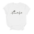 thumbnail image 4 of Birdeem T-Shirt Imprimé Mode pour Femmes Manches Courtes Blouse Col Rond Hauts Décontractés, 4 of 4