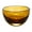 Amber, variant on 6" Mouth Blown European Made Lead Free Midnight Blue Crystal Bowl