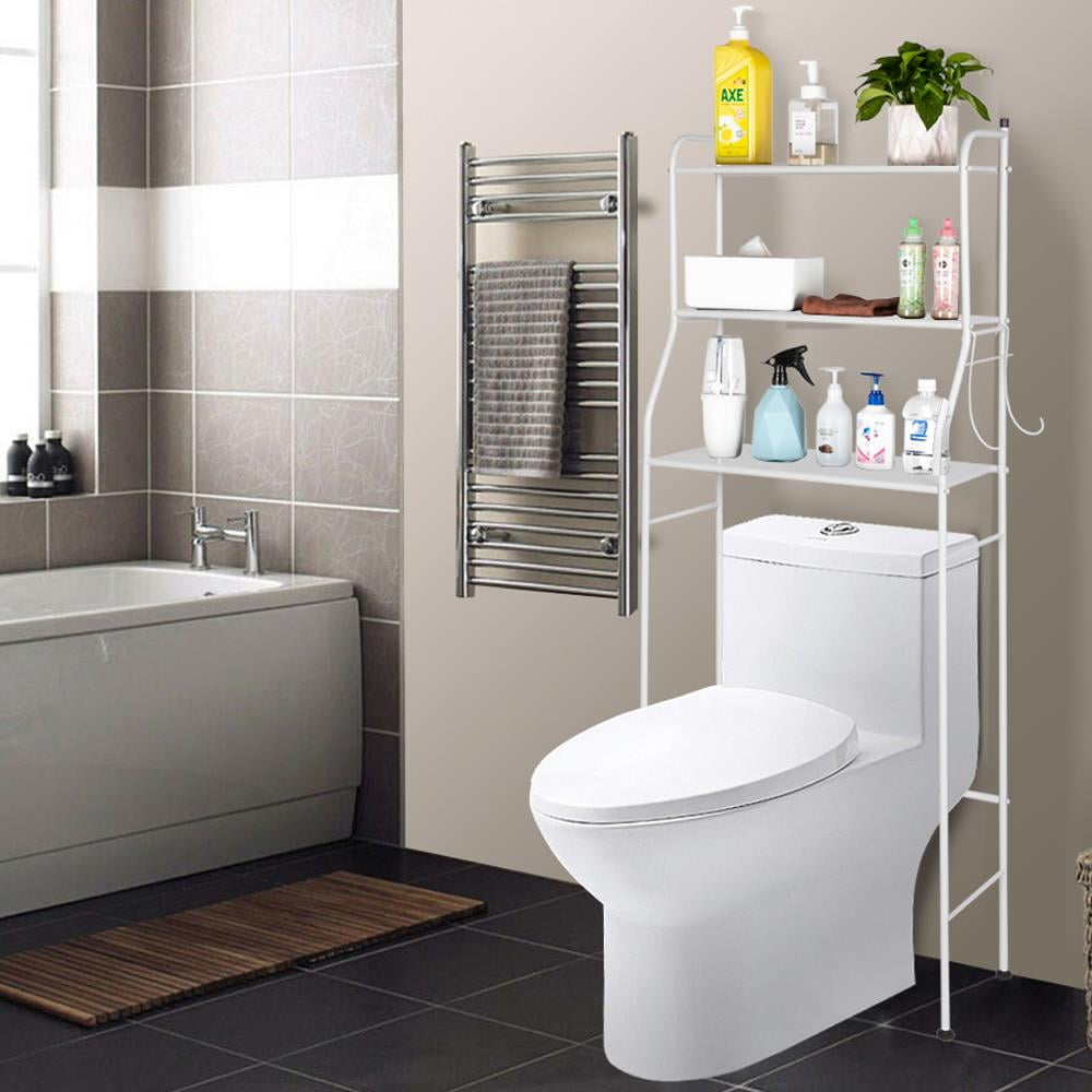 GoDecor 3Shelf Over The Toilet Bathroom Space Saver Towel Storage Rack