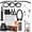 Black, variant on SERTT Home Gym Pulley System, Tricep Workout Pulley System for LAT Pulldown, Biceps Curl, Triceps, Shoulders, Back, Forearm Workout, Weight Cable Pulley System for Squat Rack, Garage