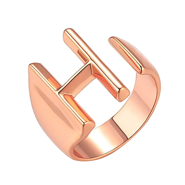 Anillo de moda para mujer, anillo de pareja, anillo de apertura de 26 letras, joyería Wmkox8yi sjalhkljlk2565