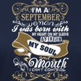 thumbnail image 3 of CafePress - Im A September Woman I Was Born With My He T Shirt - Women's Traditional Fit Dark T-Shirt, 3 of 4