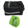 thumbnail image 2 of Bike Rack Bag, Waterproof Reflective Large Capacity Bike Back Rack Carrier Rear Bike Bag with Rainproof Cover for Outdoor Cycling, 2 of 7