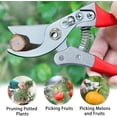 thumbnail image 5 of Pruning Shears, Gardening Scissors, Pruners for Gardening, Heavy Duty Garden Tools, Garden Grass Clippers Hand Hedge Shears, (Red), 5 of 8
