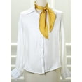 thumbnail image 4 of INSPIRE CHIC Women's Plain Solid Color Scarf Pure Scarves Long Neckerchief Hair Band Yellow, 4 of 4