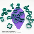 thumbnail image 4 of Cortadores De Aretes De Arcilla De Polímero, Para Escultura, Pasteles, Fondant Y Verduras, Cuchillas De Acero Inoxidable, 25 Formas Kit De Fabricación De Joyas De Bricolaje, 4 of 7