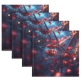 thumbnail image 5 of BZSMCE Satin Native Fab Cotton Dinner Napkin Roses Of Ferris Wheel Reusable, 5 of 8