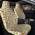 thumbnail image 2 of Uemuo Giraffes Head Pattern Car Seat Covers for Front Seats Waterproof Seat Covers for Cars, Universal Auto Front Seats Protector Fits for Car-2 PCS, 2 of 6