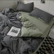 thumbnail image 3 of Juego de dormitorio estilo princesa de cuatro piezas, funda de edredón, funda de almohada, funda de edredón de una sola pieza, de algodón lavado de color puro y agradable para la piel, 3 of 5