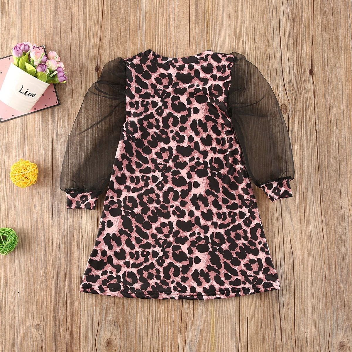 Children Leopard Print Mesh Dress Perspective Puff Sleeve Round Neck Dress Fashion Girls Clothes | Walmart Canada Children Leopard Print Mesh Dress Perspective Puff Sleeve Round Neck Dress Fashion Girls Clothes | Walmart Canada