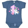 thumbnail image 3 of Inktastic I Am 1 Year Old with Unicorn and Hearts Girls Baby Bodysuit, 3 of 5