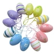 thumbnail image 2 of Huevos de Pascua coloridos de plástico, 12 piezas de huevos de Pascua, decoración de Pascua, huevos de Pascua para colgar, máxima comodidad, 2 of 8