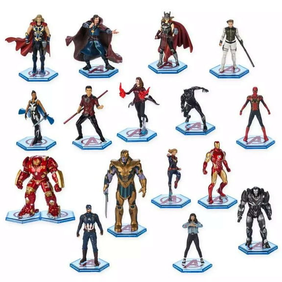 Marvel Avengers 16-Piece PVC Mega Figurine Playset (2024)