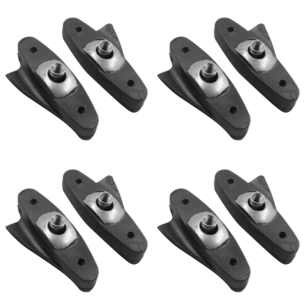 Freno de bicicleta 2x mtb frenado de carretera V- zapatillas soportadoras de almohadillas de goma