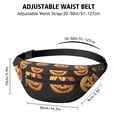 thumbnail image 3 of Fanny Pack Halloween Realistic Pumpkins Pattern Waist Pack Bag,Running Cross Bag,Waterproof Large Fanny Packs for Women Men for Travel Running Hiking Cycling, 3 of 6