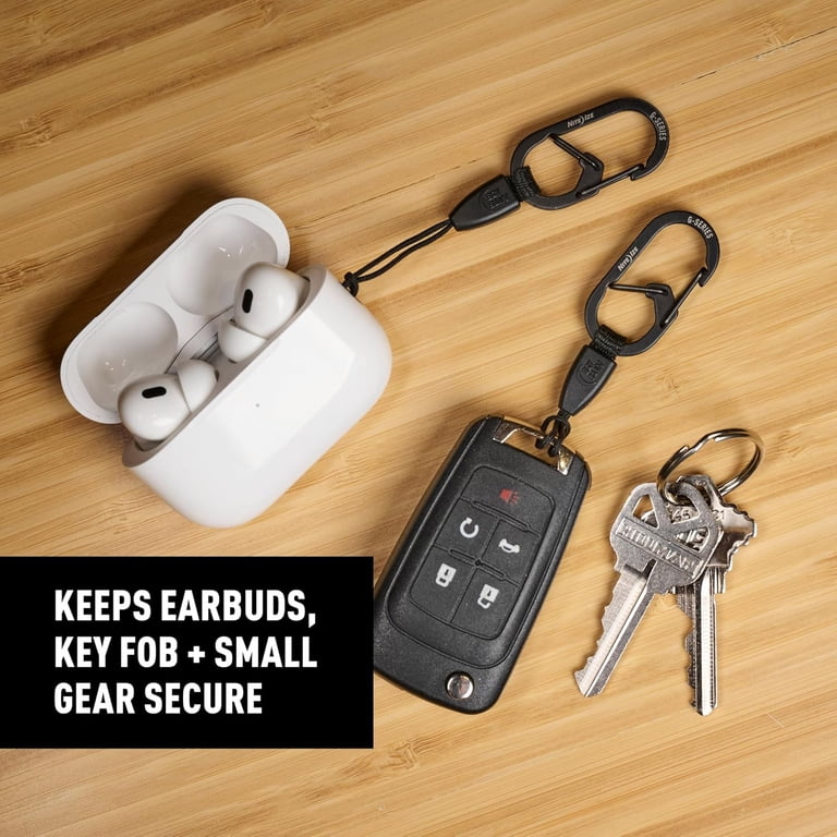 Mii　シグナリープラス2個セット Nite Ize G-Series Mini Lanyard and Stainless Steel Carabiner 2