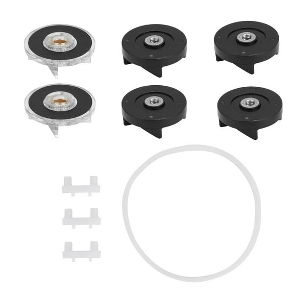 Engranaje base de repuesto, accesorios de 6 bases Engranaje base Engranaje de cuchilla Reemplazo Aspecto llamativo