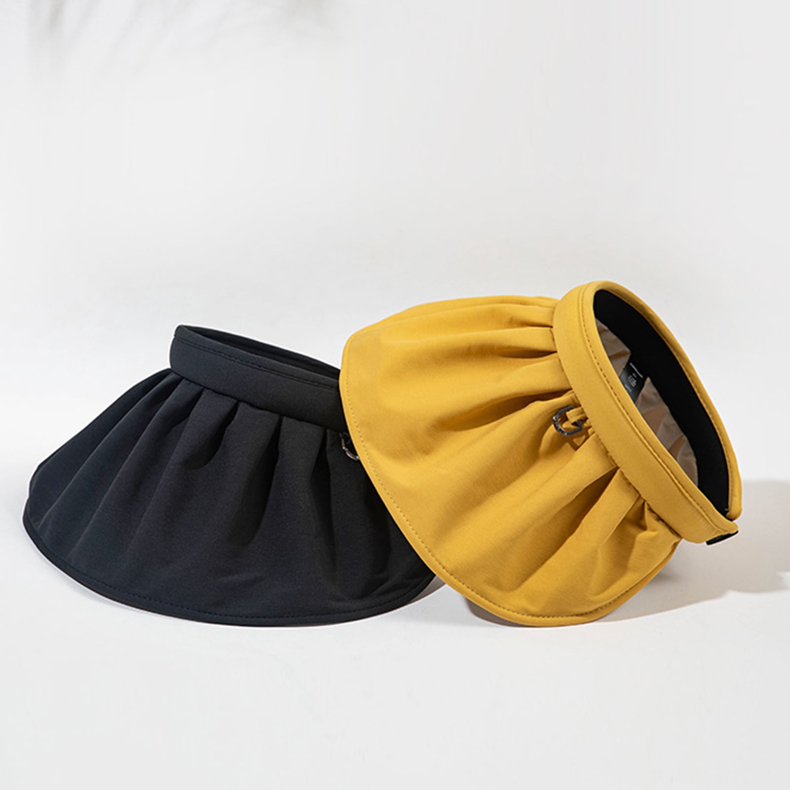 Chapeau De Soleil Femme Bord Large 10cm - UPF50+ Réglable, Mentonnière Détachable