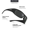 thumbnail image 2 of Xagger Polarized Wrap Around Sunglasses for Men Women Sports Driving Fishing Anti-Glare UV400 Sun Glasses, 2 of 5