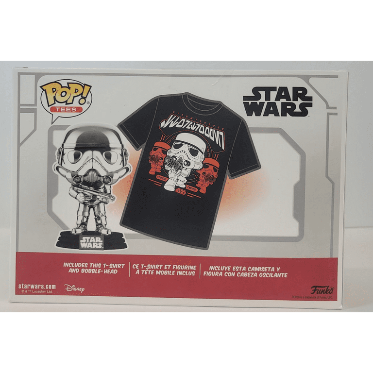 Funko POP! Star Wars #296 Silver Chrome Stormtrooper with XL Funko POP! Star Wars #296 Silver Chrome Stormtrooper with XL