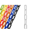 thumbnail image 4 of US Weight Chainboss 2" x 500' White Plastic Safety Chain with SunShield UV Resistant Technology, 4 of 9