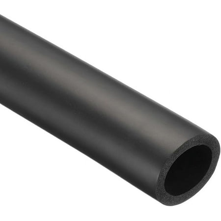 1.6" ID Pipe Insulation Tubing 0.3" Thick Heat Preservation Foam Tube, [for Plumbing Freeze Protection Exercise Handle] - 2" OD/6ft/Black(40x54mm)