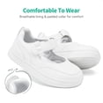 thumbnail image 4 of Zapatillas Mary Jane para Niñas DREAM PAIRS Blancas Talla 9 para Niñas Pequeñas, 4 of 7