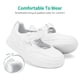 thumbnail image 4 of Zapatillas Mary Jane para Niñas DREAM PAIRS Blancas Talla 9 para Niñas Pequeñas, 4 of 7