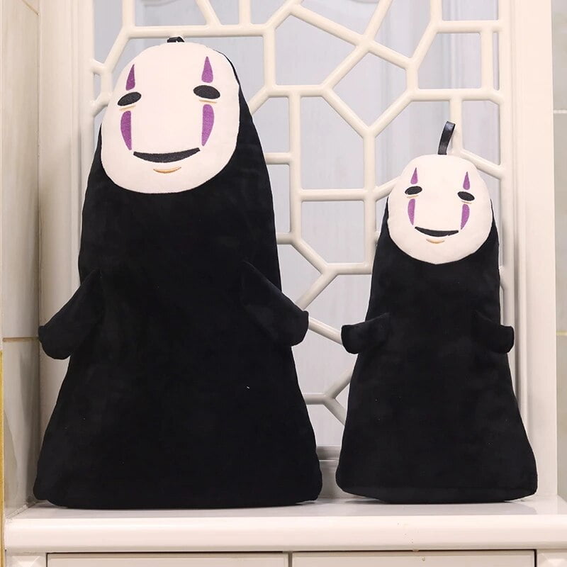 40 60cm Funny Spirited Away Faceless Man No Face Plush Toys No Face Ghost Kaonashi Stuffed Pillow Creative Gift for Girls Kids Walmart