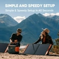 thumbnail image 4 of Jackery SolarSaga 100W Portable Solar Panel for Explorer 160/240/500/1000 Power Station, Foldable US Solar Cell Solar Charger with USB Outputs for Phones, 4 of 5