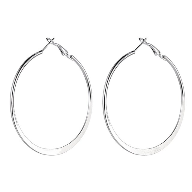 Boucles d'Oreilles Cercle Géométrique Simple Mode Boucles d'Oreilles Pendentif Boucles d'Oreilles